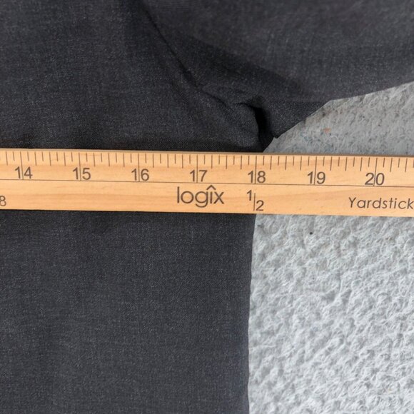 Ann Taylor Blazer Womens 6 Charcoal Wool Stretch Button Pockets Office Career* - Picture 8 of 10